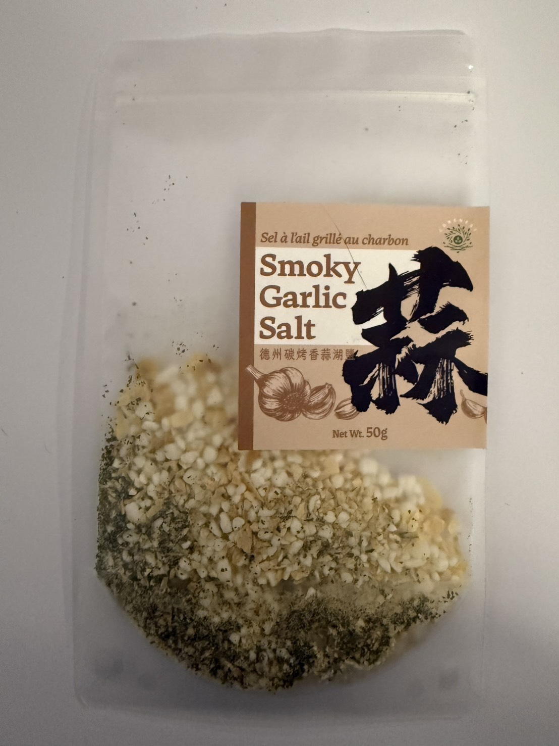德州碳烤香蒜湖鹽(50g)