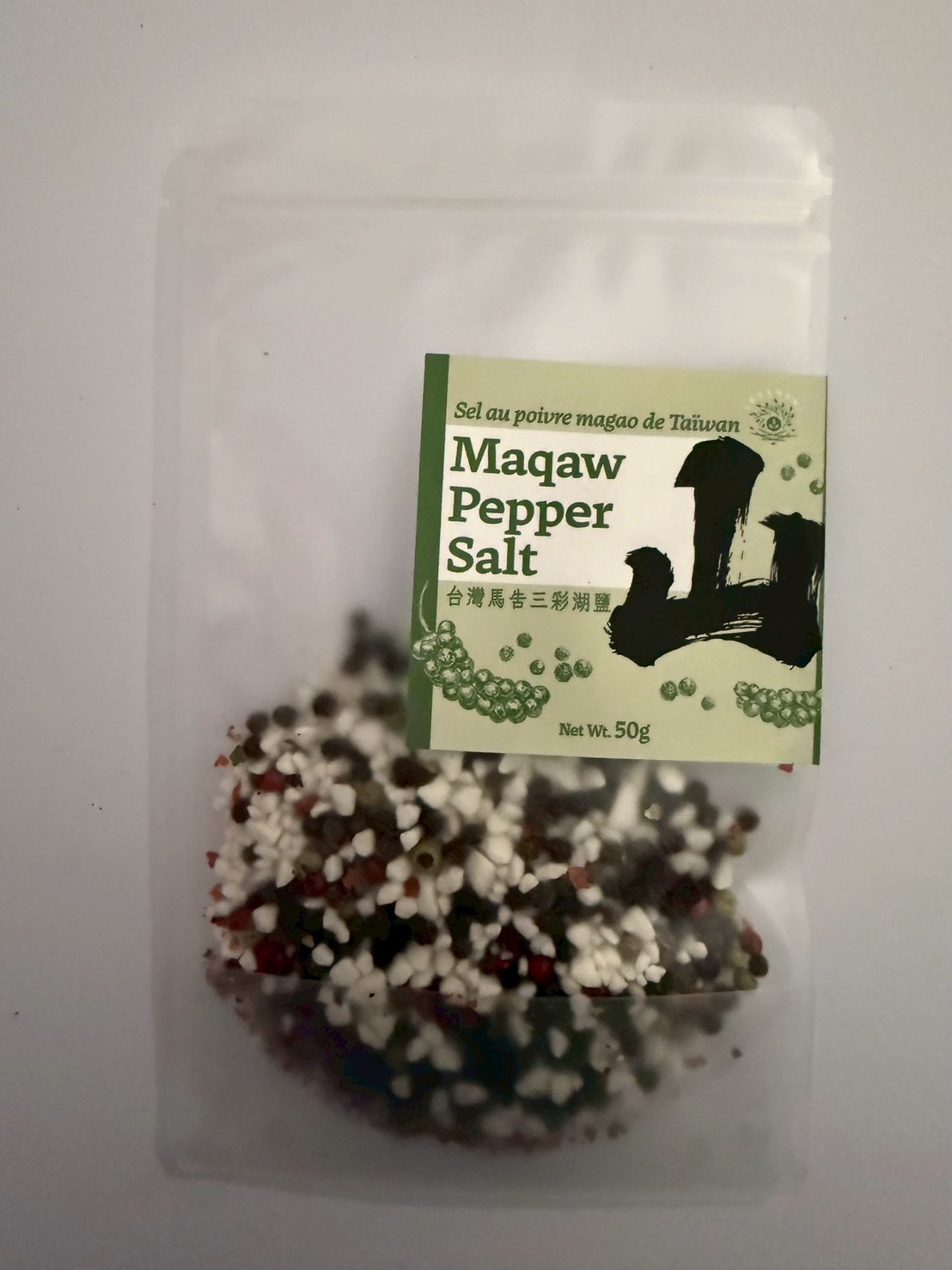 台灣馬告三彩湖鹽（純素）50g